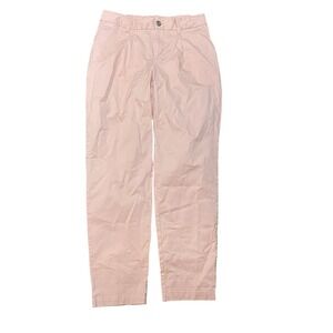 A‎ New Day Chino Casual Work Pants Cotton Coral Pink Size Small NWT New Stretch